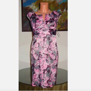 Donna Ricco New York NWT Floral Dress, Size 4
